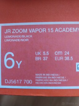 Kopačky Nike zoom vapor akademy, 37 - 4