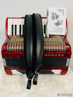 Predám krásny akordeón HOHNER Verdi II N-96basový- - špičkov - 4
