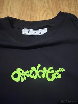 Pánske čierne Off-White tričko - 4