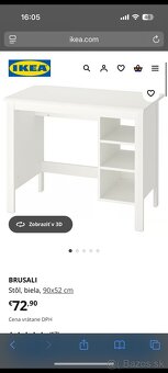 Stolička a písací stolík ikea - 4