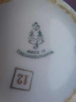 Starožitná sada farebných hrnčekov - 4