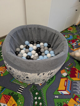 Detský suchý bazén 90x40 s loptičkami - 4