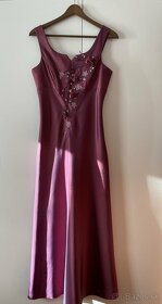 Fialové slávnostne šaty - 4