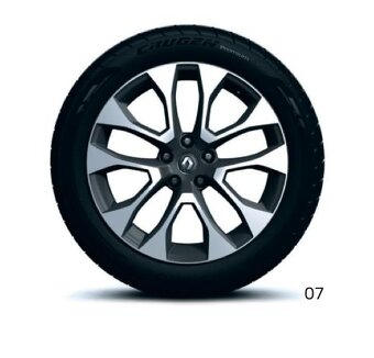 Predám 4x 19” originál disky Renault Proteus + TPMS - 4