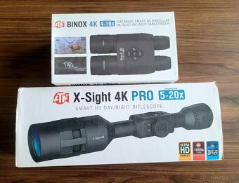 Puškohľad X-Sight 4K PRO + Ďalekohľad BINOX 4K - 4