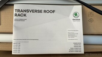 Priečny strešný nosič ŠKODA KAROQ (NU) 57A 071 151 - 4