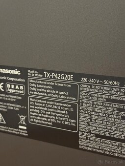 TV plazma Panasonic TX-P42G20E - 4