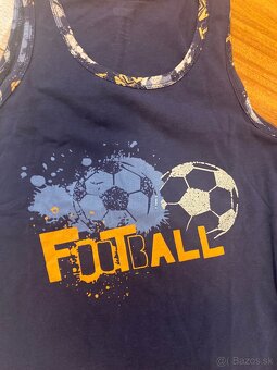 3 vzorované chlapčenské tielka, veľ. 9-10 rokov - 4