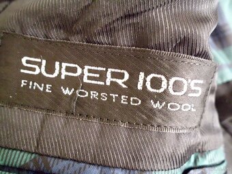 Ralph Lauren pánske vlnené sako čierne L - 4