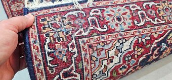 vlnený ručne viazaný Indický koberec - 4