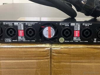 Predám nový zosilňovač 4x5000W - 4
