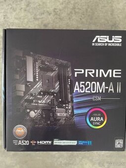 ASUS PRIME A520M-A II + procesor AMD Ryzen 5 3500x - 4