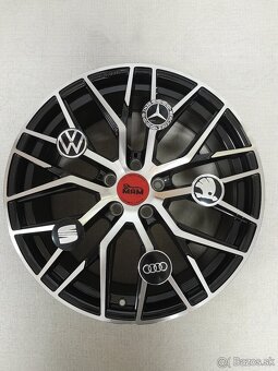 Alu disky R17 5x112 7.5J ET45 A ET35 MAM RS4 Škoda Audi Vw - 4