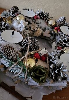 Adventný svietnik okrúhly - 4