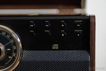 Retro hudobné centrum Victrola VTA-270B (6v1) - 4