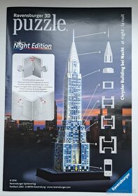 Chrysler Building Night Edition 3D Puzzle - 4