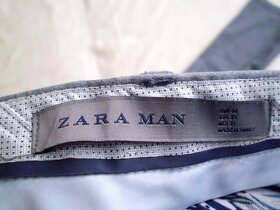 Zara pánske chino nohavice elastan M - 4