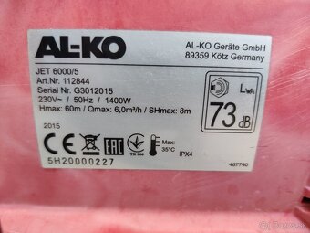 Alko jet 6000/5 a hydrocontrol - 4