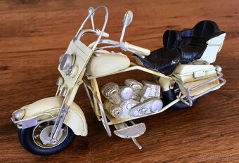 Motorka, model, retro, dekorácia, darček - 4