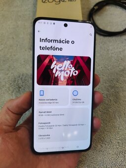 Motorola Edge 50 Neo, Šedý 256GB,8GB RAM - 4