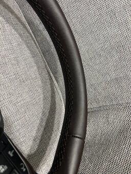 Audi A6 C7 A7 multifunkčný kožený volant - 4