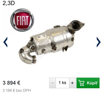 FIAT DUCATO 2.3 JTD Euro 6 DPF Filter Pevnych Castic - 4