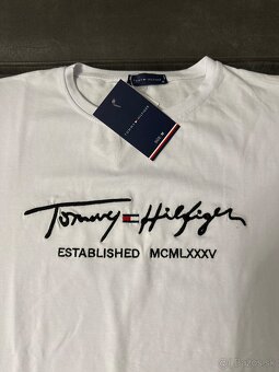 Biele tričko tommy hilfiger M - 4