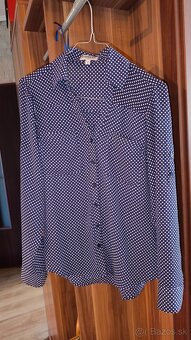 Dámska modrá blúzka - 4