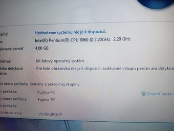 predám Fujitsu Lifebook A531 - 4gb ram - 250gb hdd - 4