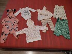 Balík oblečenia pre bábätko dievčatko - veľkosť 50 -70 - 4