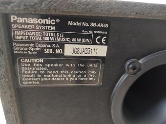 HiFi veža Panasonic Bluethoot SUPERWoofer - 4