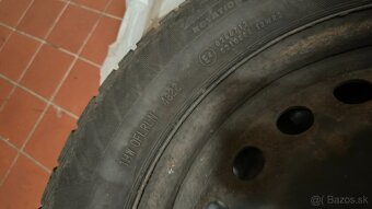 Zimné pneumatiky 205/55 r16 na plech. - 4