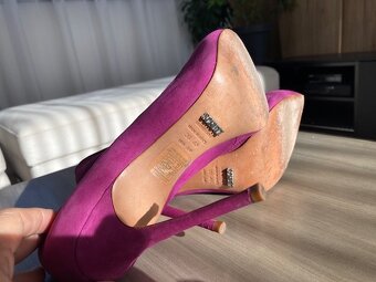 SCHUTZ luxusné kožené lodičky v.39, - 4