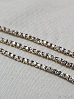Tennis bracelet & tennis necklace set - 4