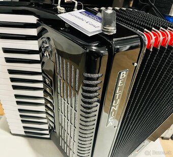 Nový akordeón BELTUNICA VIVALDI 80 basový- krásny zvuk, ľahu - 4