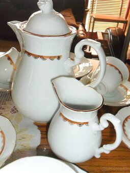 značený porcelánový kávový set zn.MENUET - 4