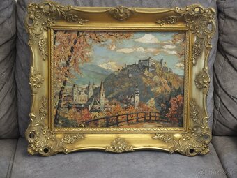 Obrazy-olejomalba,tisk zlacený rám atd.. - 4