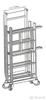 Posuvné skladacie lešenie - 4