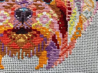 Výšivka / obraz Yorkshire terrier - 4