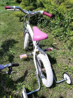Predám krásny bielo ružový bicykel PRE NAJMENŠÍCH - 4
