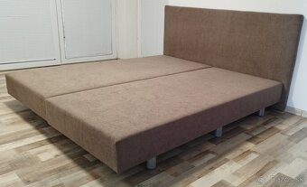 boxspring manzelska postel 180x200x55 cm - 4