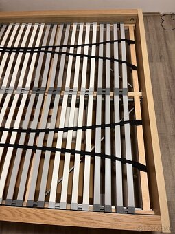 IKEA posteľ MALM s roštom LÖNSET + nočná komoda - 4