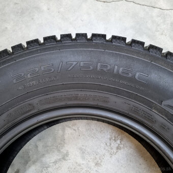 Zimné dodávkové pneumatiky 225/75 R16C NOKIAN - 4
