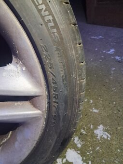 Disky+pneumatiky r17 225/45 - 4