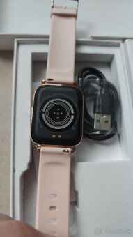 Smart hodinky Senbono GTS (zlate) - 4