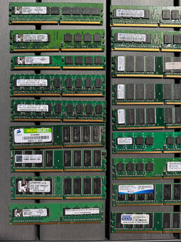 PC RAM pamäte: 256 MB, 512 MB, 1 GB a 2 GB - 4