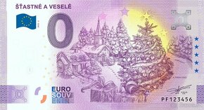 0 euro / 0 € souvenir bankovky 2022/1 - 4
