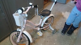 Krásny detský dievčenský bicykel TOP STAV - 4