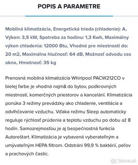 Mobilná klimatizácia - 4