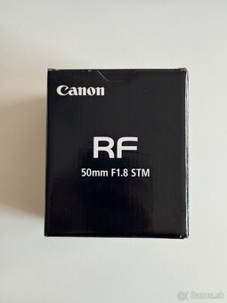 Objektív Canon RF 50 mm f1.8 - 4
